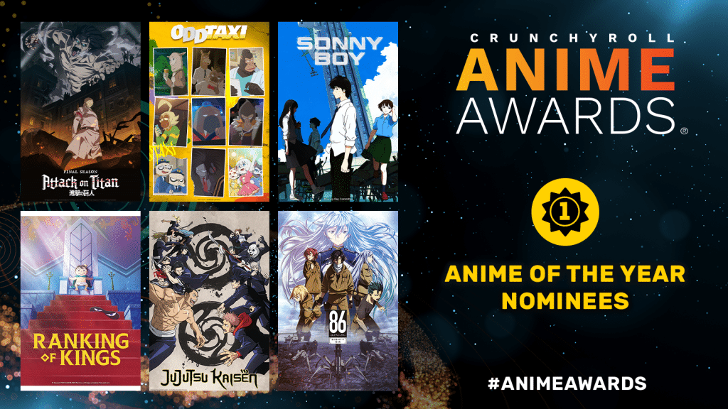Crunchyroll Anime Awards: Anime of the Year Nominees
