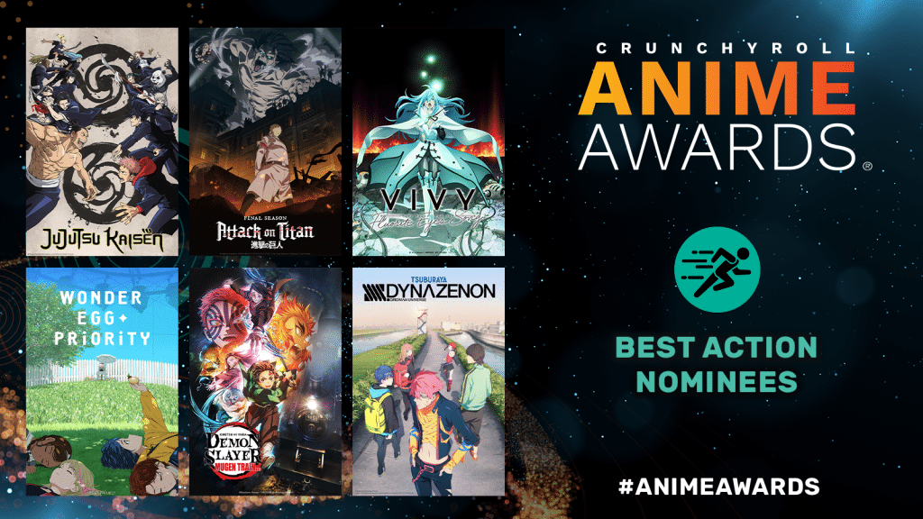 Crunchyroll Anime Awards: Best Action Nominees