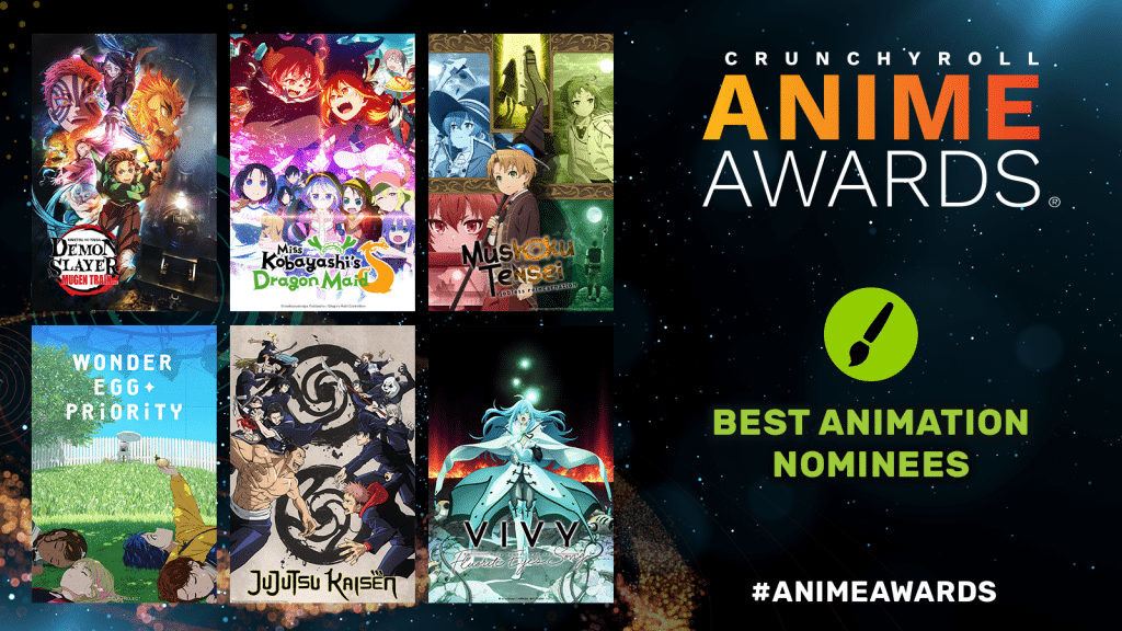 Crunchyroll Anime Awards: Best Animation Nominees