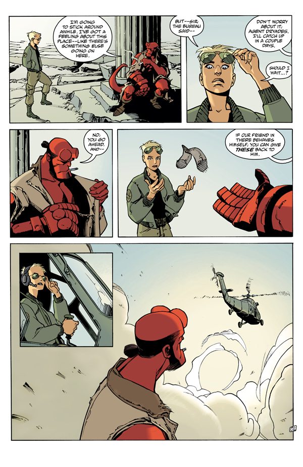 "Hellboy and the B.P.R.D: Night of the Cyclops" preview page 2.