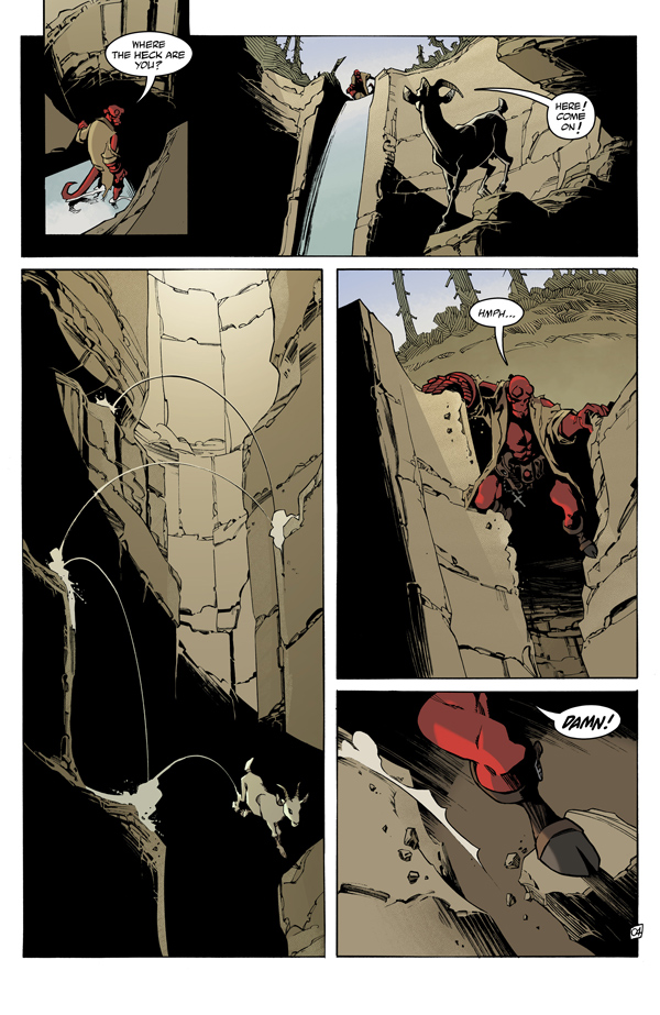 "Hellboy and the B.P.R.D: Night of the Cyclops" preview page 4.