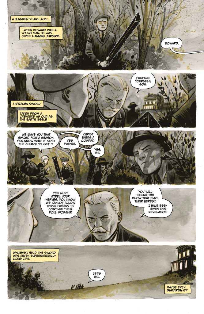 "The Lonesome Hunters #1" preview page 1.