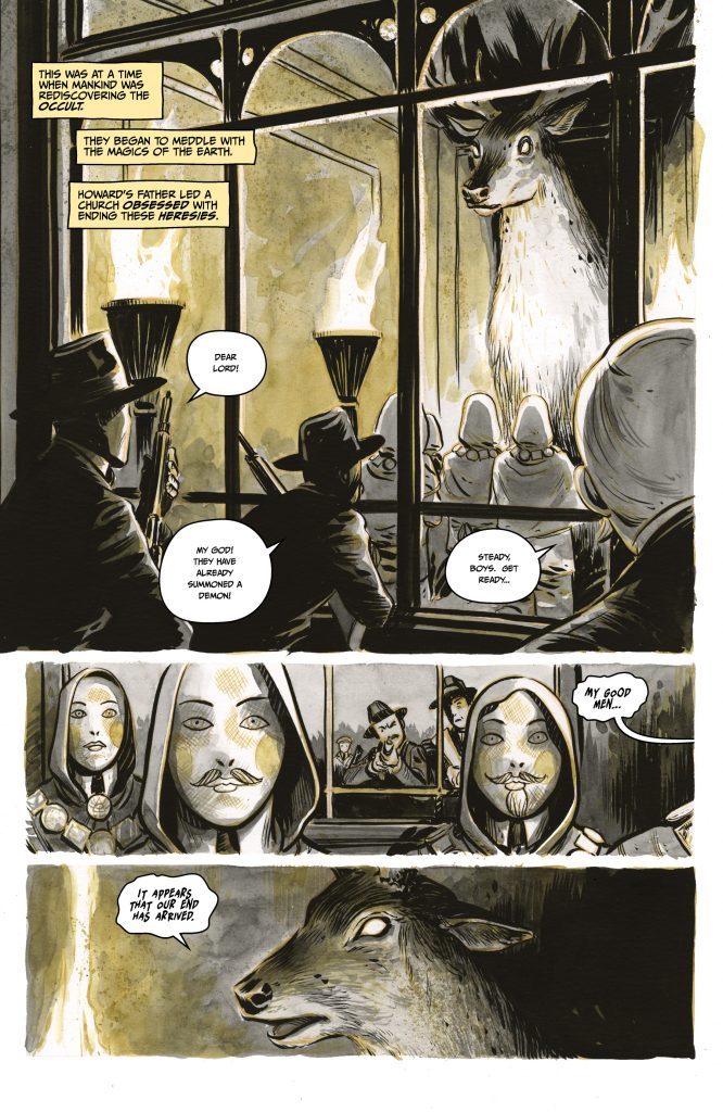"The Lonesome Hunters #1" preview page 2.