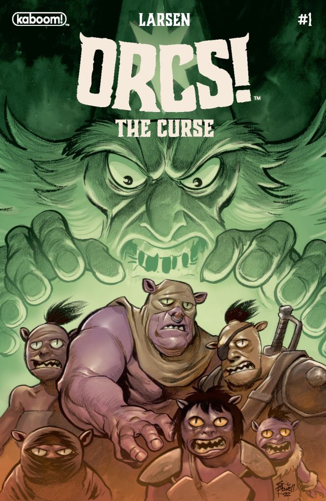 "ORCS!: The Curse #1" variant cover art by Eric Powell.