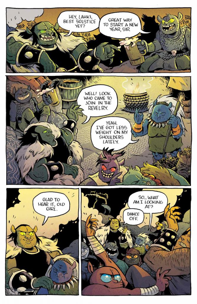 "ORCS!: The Curse #1" preview page 4.