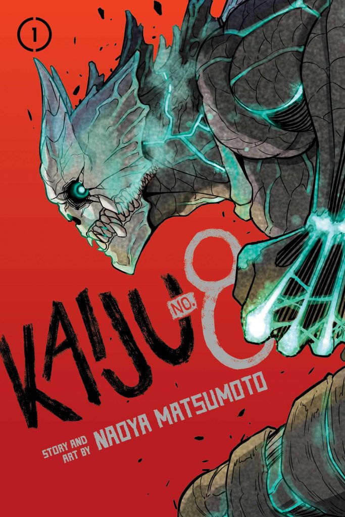 "Kaiju No. 8" Vol. 1 cover art.