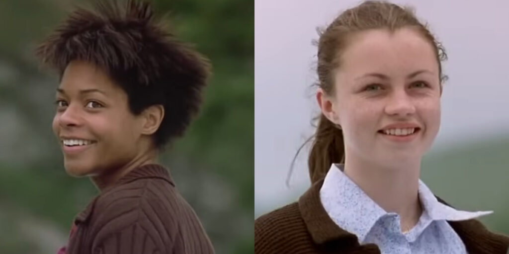 Naomie Harris and Megan Burns pictured side by side in 28 Days Later.