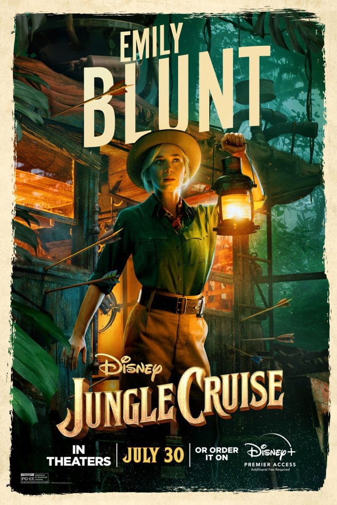 Jungle Cruise Emily Blunt character poster