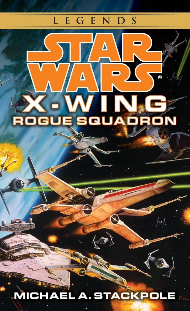 "Star Wars: X-wing: Rogue Squadron" novel cover art.