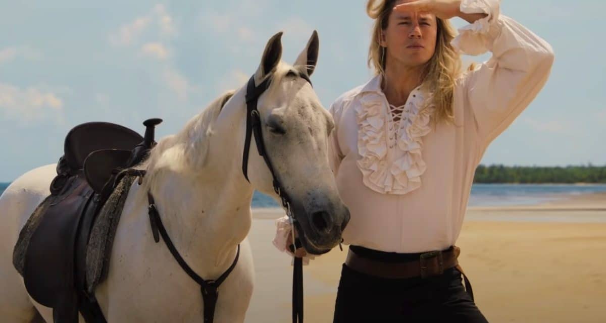 Channing Tatum Becomes Dash, The World’s Sexiest Cover Model In A New The Lost City Featurette.