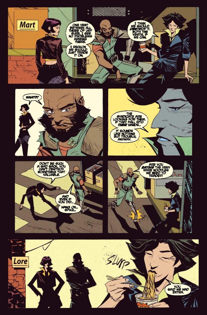 "Cowboy Bebop #3" preview page 4.