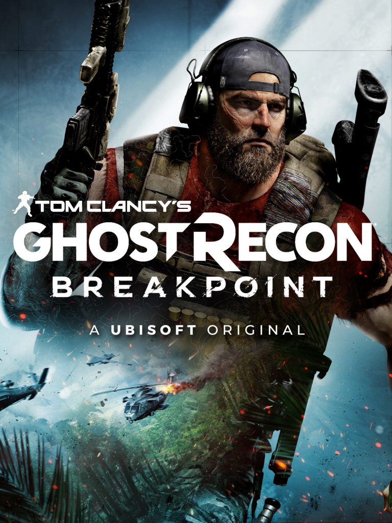 "Tom Clancy's Ghost Recon Breakpoint" game cover art.