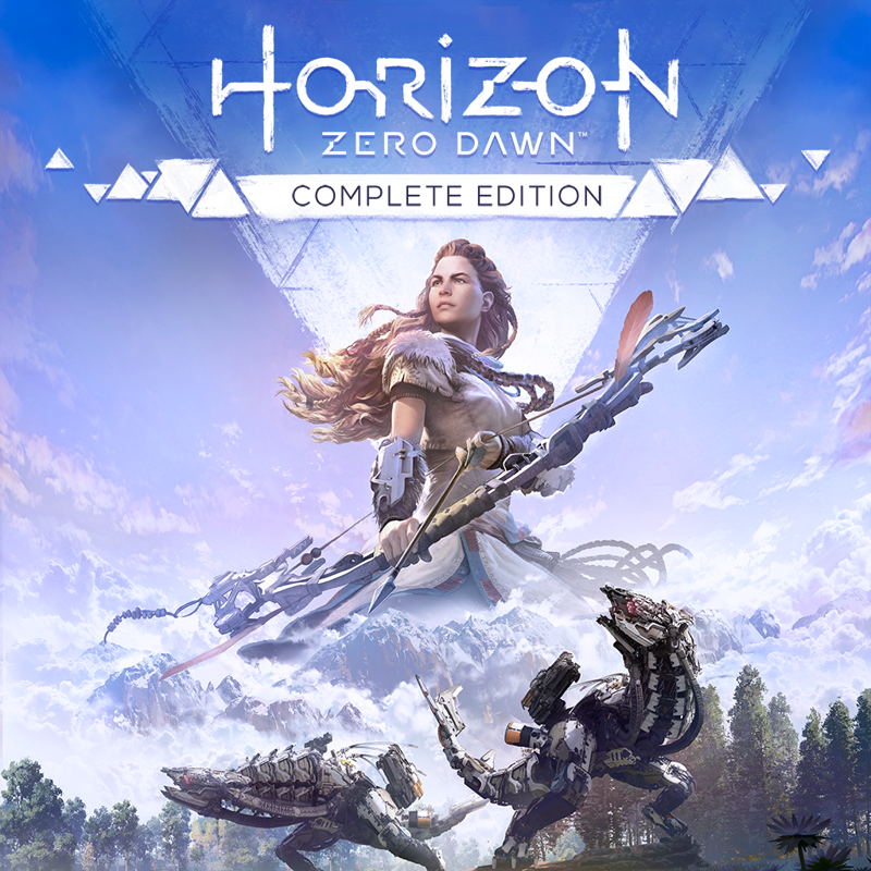 "Horizon Zero Dawn: Complete Edition" box art.