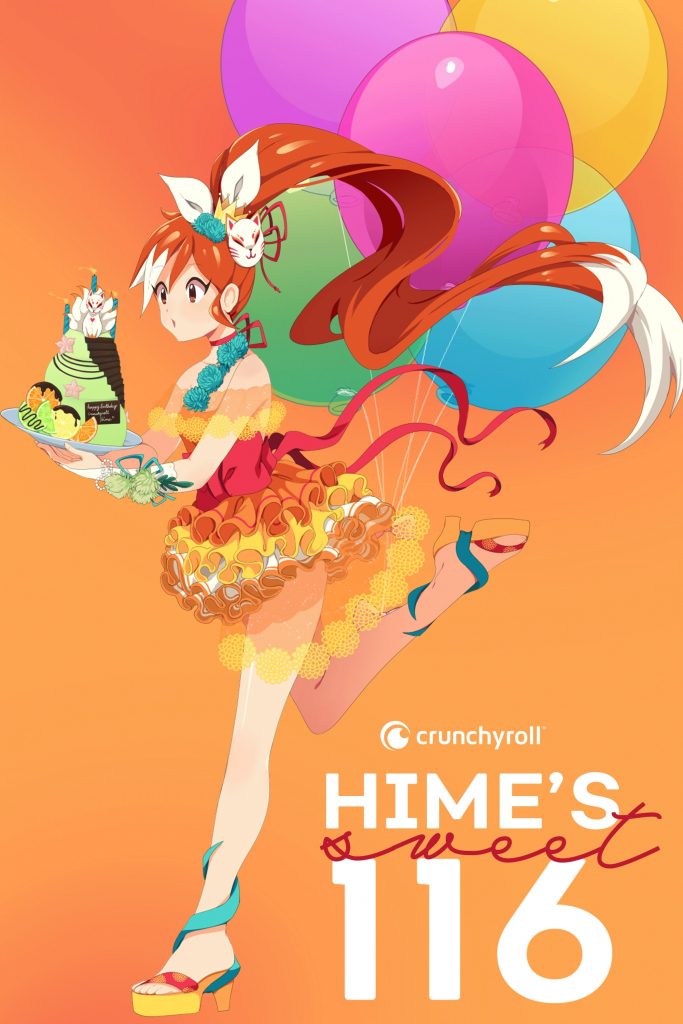 Crunchyroll-Hime's Sweet 116 key art.