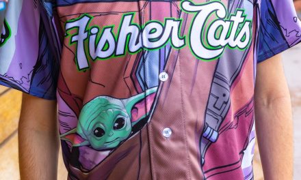 The Mandalorian: The Force Is Strong With The Fisher Cats’ Grogu Baseball Jersey