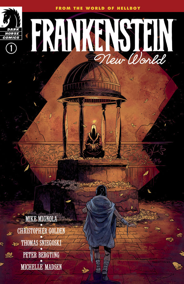 "Frankenstein: New World #1" main cover art by Peter Bergting.