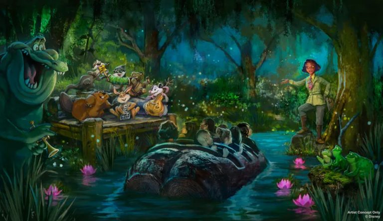 Tiana's Bayou Adventure concept art