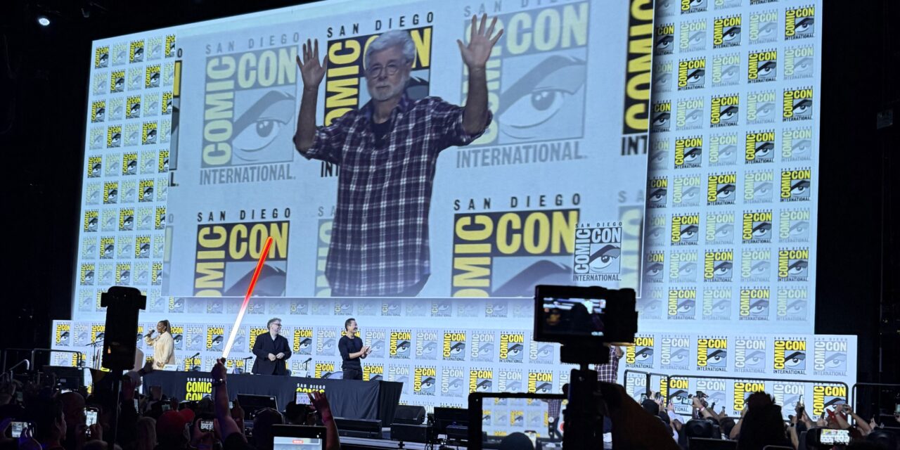 George Lucas Attends SDCC To Showcase Lucas Museum of Narrative Art