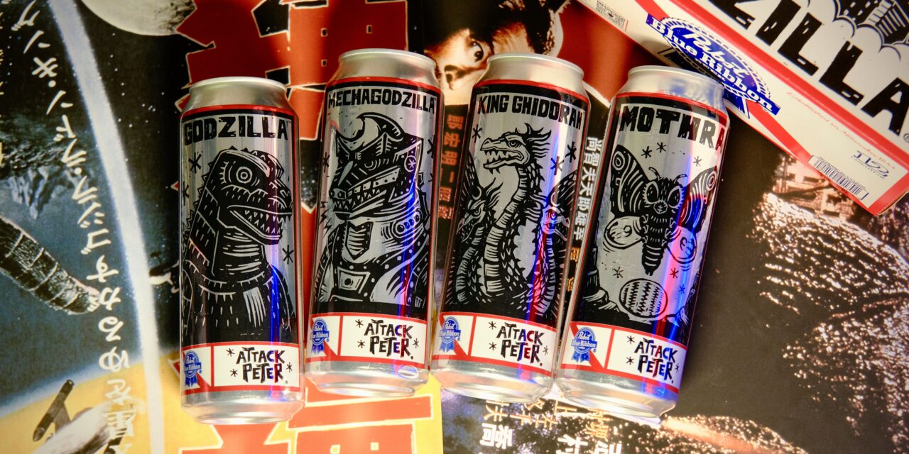 Godzilla and Pabst Blue Ribbon Unite for Limited-Edition Can Collaboration