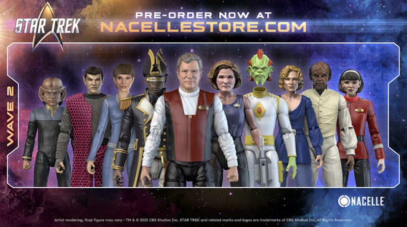 Nacelle Wows With Waves Of New Star Trek Figures At NYCC 2025