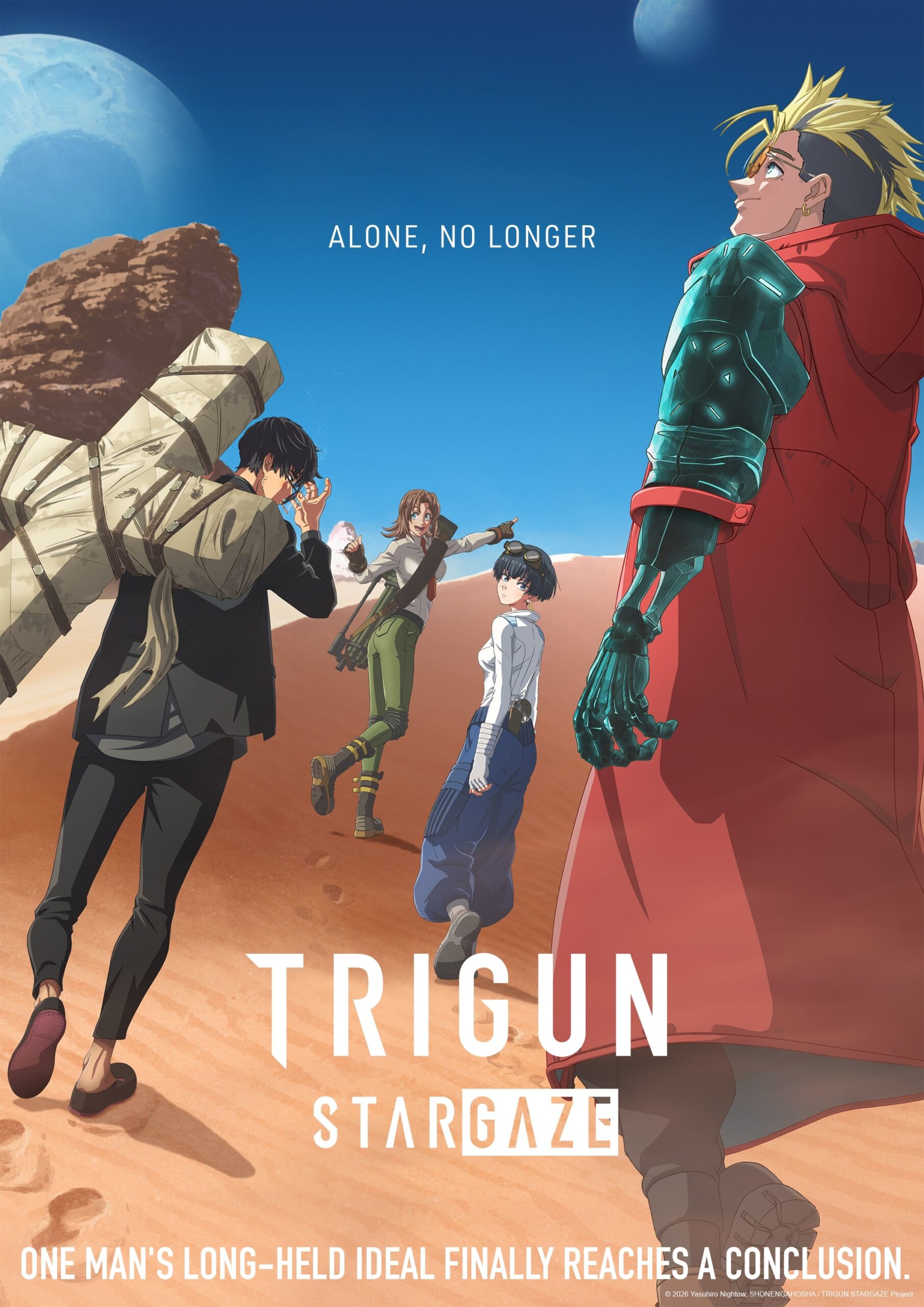 TRIGUN　ナイヴズ　メリル　ザジ TRIGUN STARGAZE Officially Unveiled At NYCC 2025 - That Hashtag Show