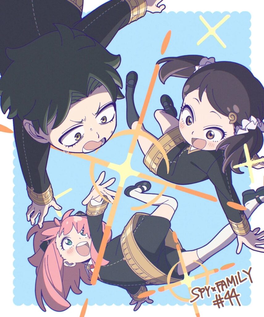 Spy x Family Season 3 Ep. 44 "The Red Circus" illustration by Manani Honda