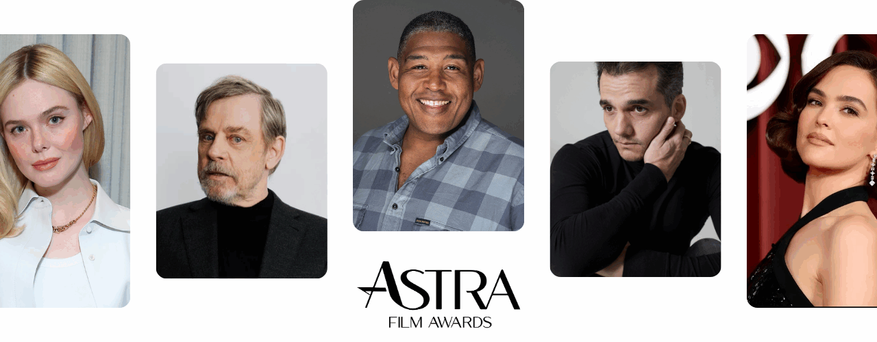 The 2026 Astra Film Awards Are Honoring Elle Fanning, Mark Hamill, Myron Kerstein, Zoey Deutch, And Wagner Moura With Host Omar Benson Miller