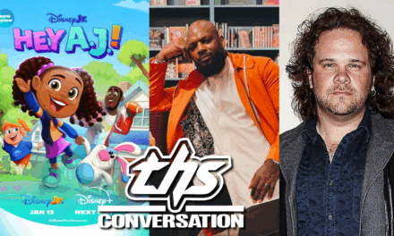Disney Jr’s Hey AJ! Pairs Imagination + Music | THS Interview w/ Martellus Bennett and Michael Hodges
