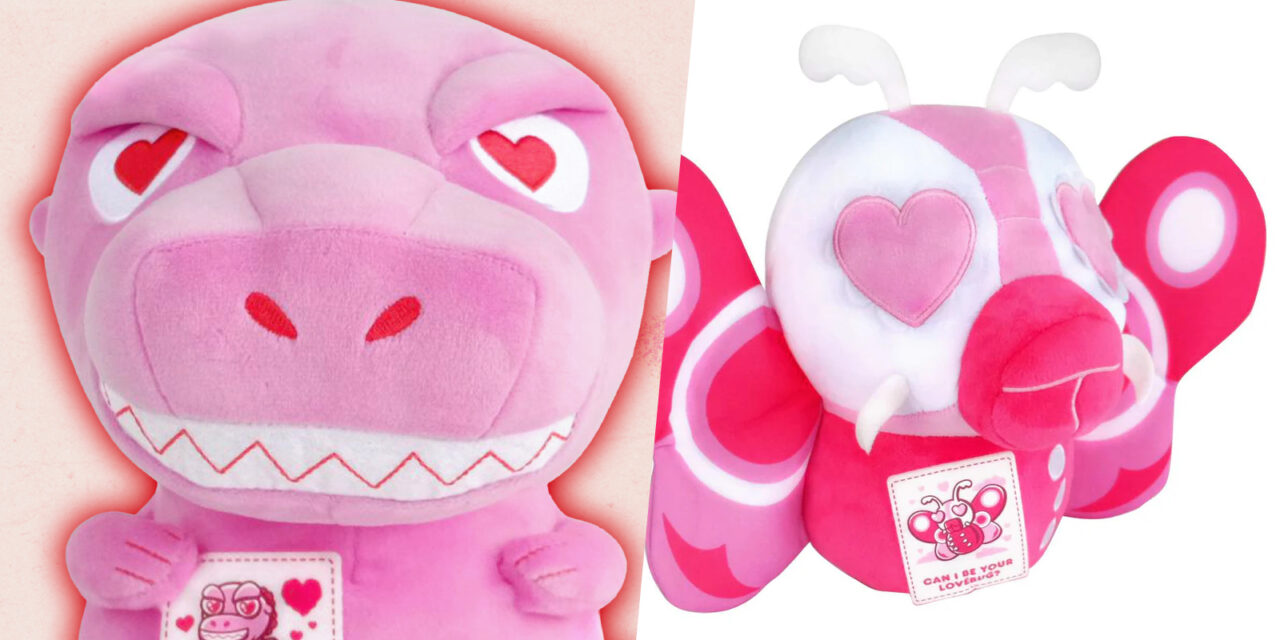 Godzilla and Mothra Show Off New Toho Valentine’s Day Plushes w/ Super 7