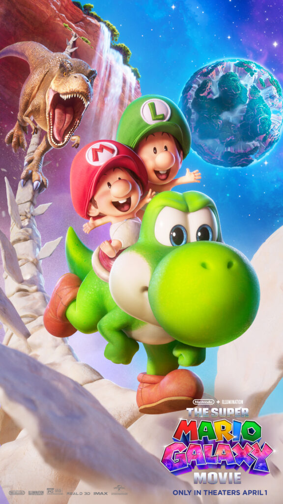 The Super Mario Galaxy Movie Yoshi poster