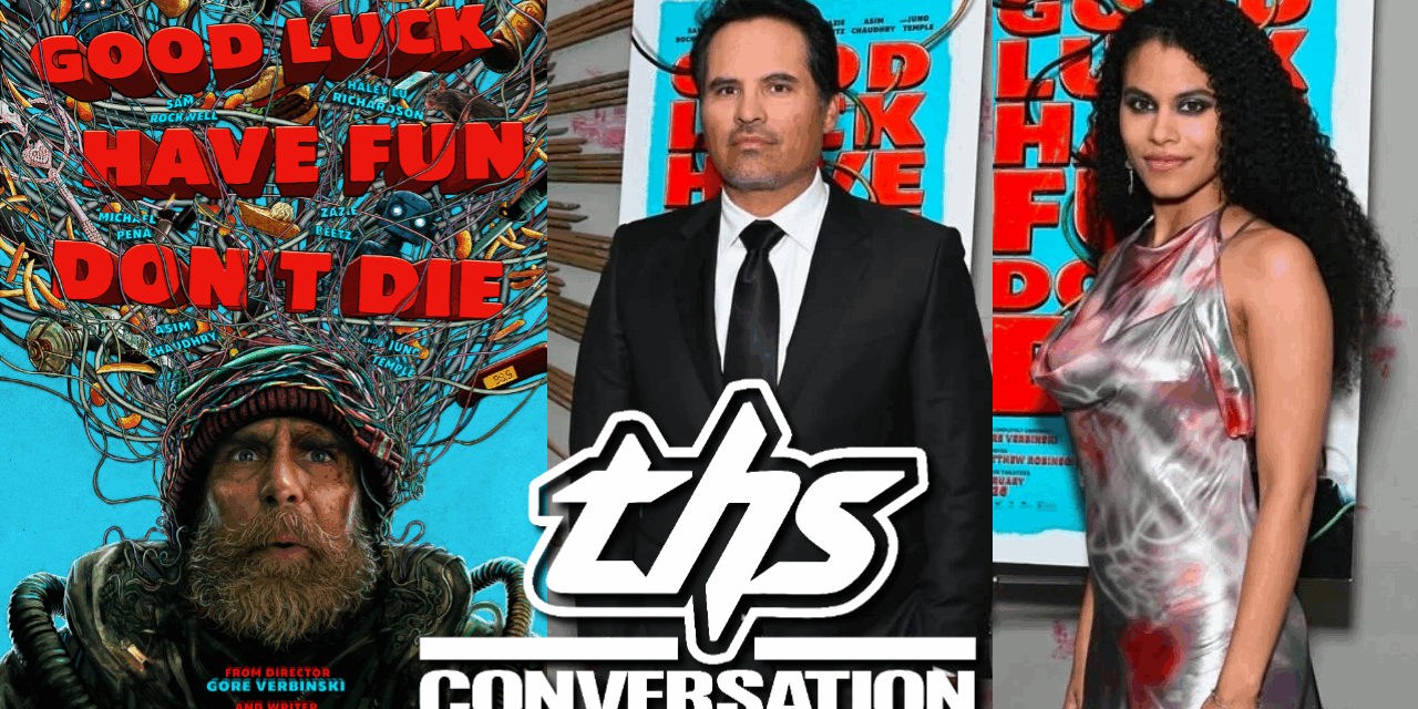 ‘Good Luck, Have Fun, Don’t Die’ stars Michael Peña and Zazie Beets discuss the film’s message [INTERVIEW]