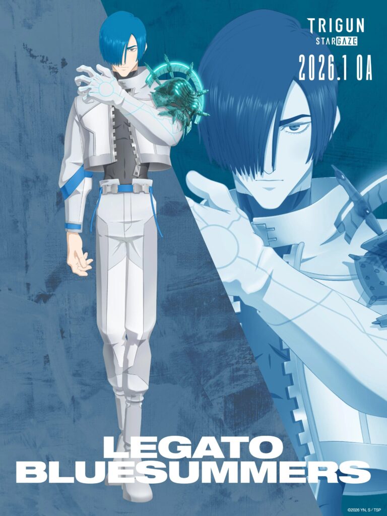 TRIGUN STARGAZE Legato Bluesummers character visual