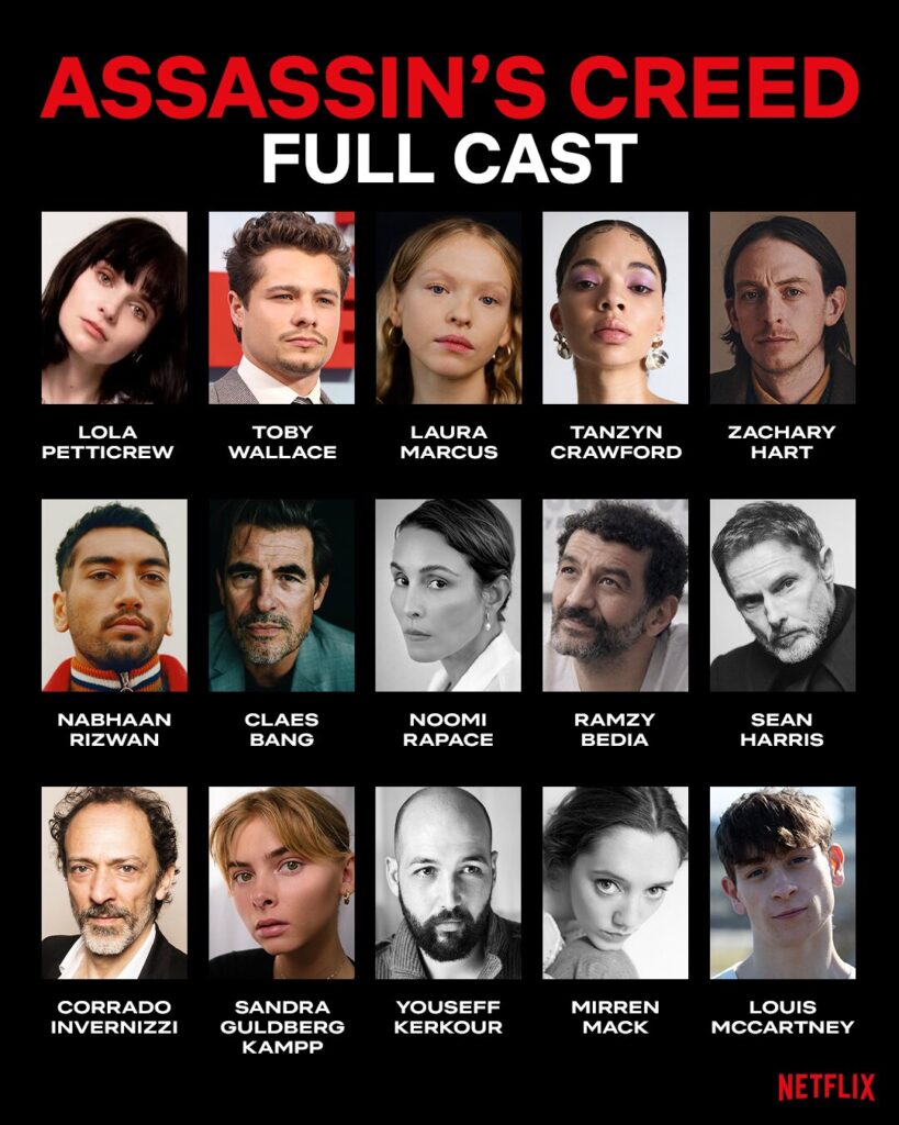Netflix's Assassin's Creed full cast image